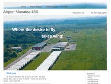 Tablet Screenshot of airportmanatee.org